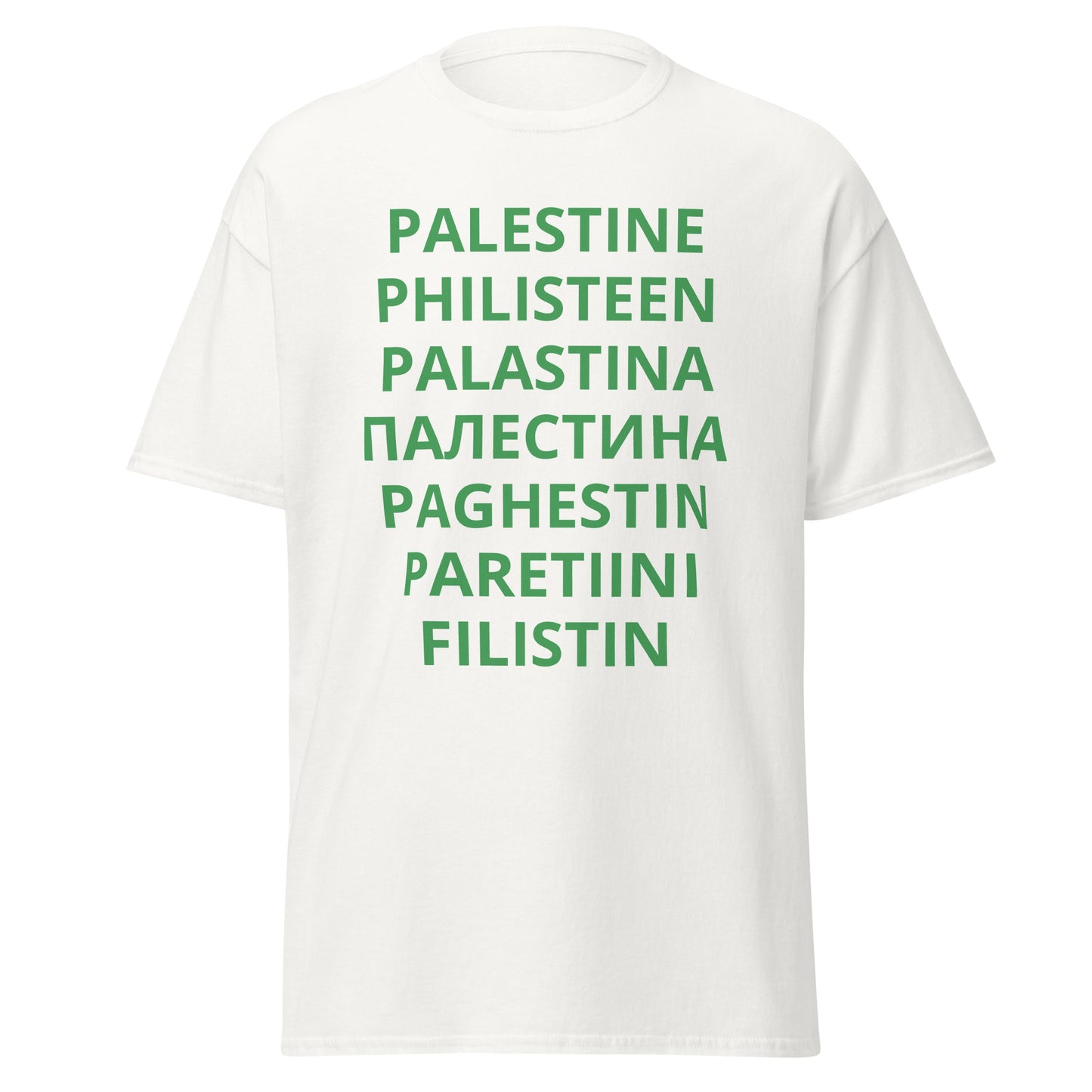 T-shirt classique unisexe PALESTINE